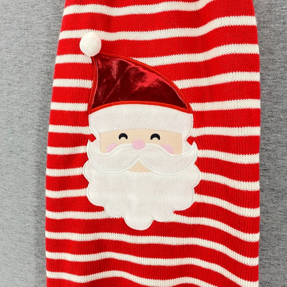 Frisco Santa Sweater Pet Dog‎ Holiday Christmas Red White Striped XXL